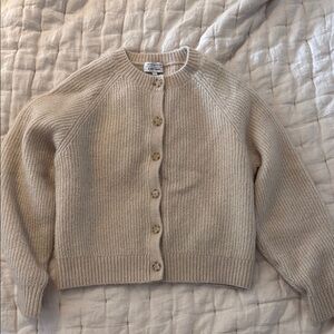 & Other Stories Cream Cardigan XS